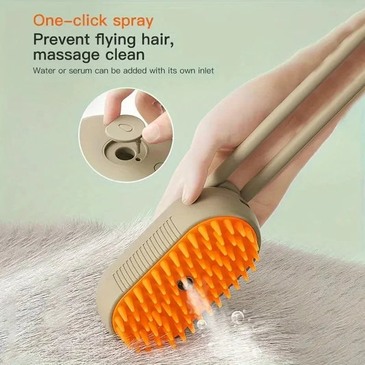 Electric Steamy Brush for Cats